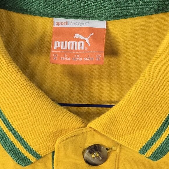 Puma Jamaica Yellow-Green-JAMAICA Mens Size X-Large - Picture 3 of 5